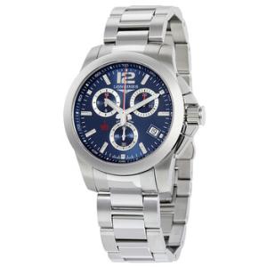 Conquest Chrono Blue Dial Watch L3.700.4.96.6
