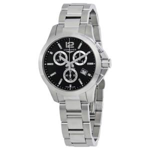 Conquest Chronograph Black Dial Watch L33794566