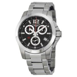 Conquest Chronograph Black Dial Watch L37004566
