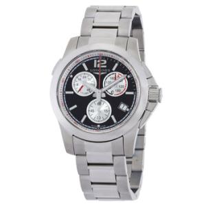 Conquest Chronograph Quartz Black Dial Watch L3.701.4.56.6