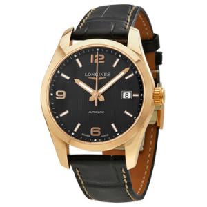 Conquest Classic Automatic Black Dial Watch L27858563