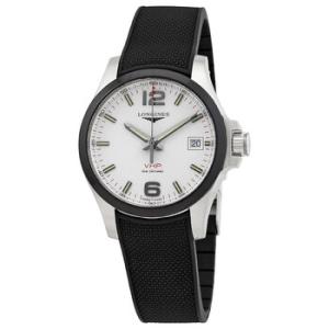 Conquest Perpetual Quartz Silver Dial Watch L3.719.4.76.9