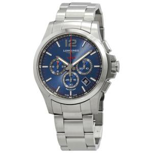 Conquest V.H.P. Perpetual Chronograph Quartz Blue Dial Watch L37274966