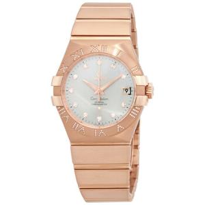 Constellation 18kt Rose Gold Automatic Watch 123.55.35.20.52.003