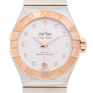 Constellation Automatic Chronometer Diamond Silver Dial Watch 127.20.27.20.52.001