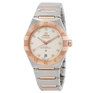Constellation Automatic Diamond Silver Dial Watch 131.20.36.20.52.001