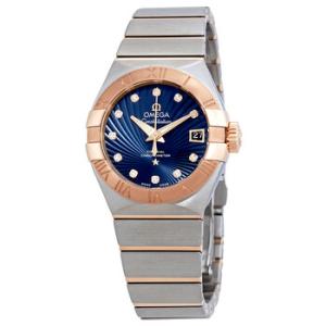 Constellation CoAxial Blue Diamond Dial Watch 123.20.27.20.53.001