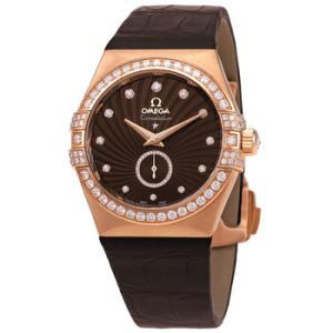 Constellation Diamond Brown Dial Watch 123.58.35.20.63.001