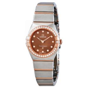 Constellation Manhattan Quartz Diamond Brown Dial 25 mm Watch 131.25.25.60.63.001