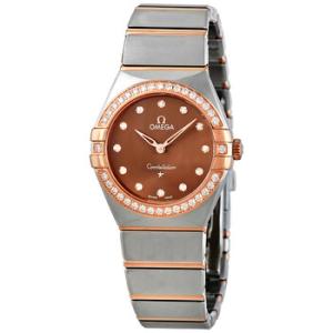 Constellation Manhattan Quartz Diamond Brown Dial Watch 131.25.28.60.63.001