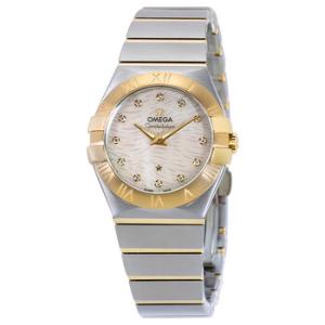 Constellation Mother of Pearl Dial Stainless Steel and 18kt Yellow Gold Watch 123.20.27.60.55.008