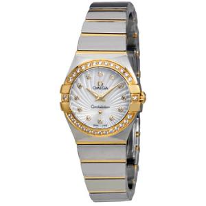 Constellation Mother of Pearl Diamond Dial Watch 123.25.24.60.55.008