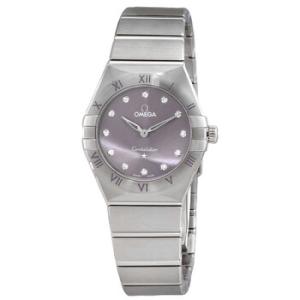 Constellation Quartz Diamond Purple Dial Watch 131.10.28.60.60.002
