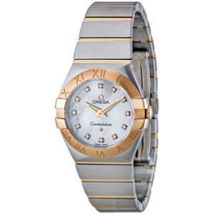 Constellation White Mother of Pearl Dial Watch 123.20.27.60.55.001