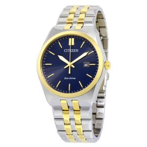 Corso EcoDrive Blue Dial Twotone Watch BM733458L