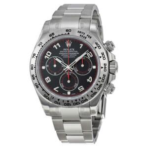 Cosmograph Daytona Black Dial 18K White Gold Oyster Bracelet Automatic Watch 116509BKAO