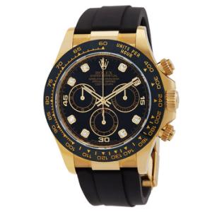 Cosmograph Daytona Chronograph Automatic Diamond Black Dial Watch 116518BKDR