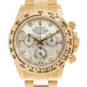 Cosmograph Daytona Chronograph Automatic Diamond White Mother of Pearl Dial Watch 116508WMDO
