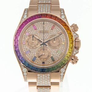 Cosmograph Daytona Chronograph Automatic Rainbow Pave Watch 116595RBOW0002