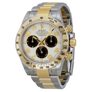 Cosmograph Daytona Ivory Dial Stainless steel and 18K Yellow Gold Oyster Bracelet Automatic Watch 116523IBKAO