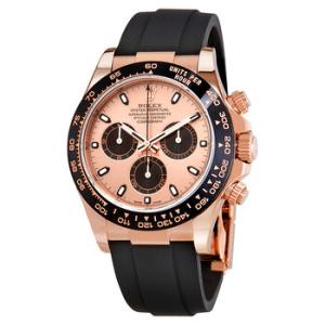 Cosmograph Daytona Pink and Black Dial Chronograph Oysterflex Watch 116515PBKSR