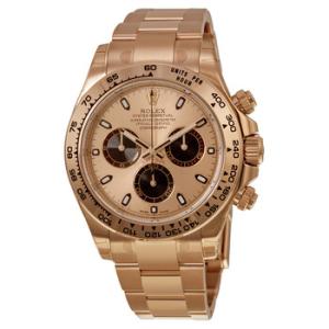 Cosmograph Daytona Rose Dial 18K Everose Gold Oyster Bracelet Automatic Watch 116505PSO