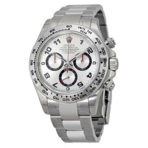 Cosmograph Daytona Silver Dial 18K White Gold Oyster Bracelet Automatic Watch 116509SAO