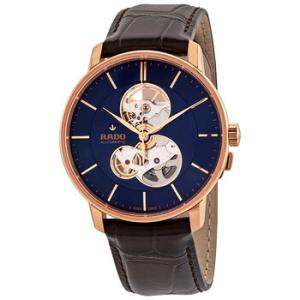 Coupole Classic Open Heart Automatic Blue Dial Leather Watch R22895215