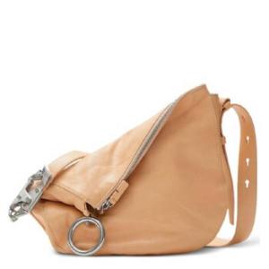 Crinkled Leather Small Knight Bag