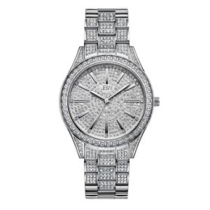 Cristal 34 Quartz Diamond Silver Dial Watch J6383C
