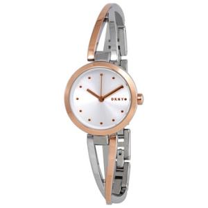 Crosswalk Quartz Silver Dial Twotone Watch NY2791