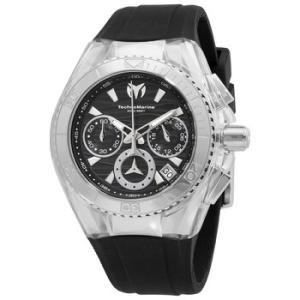 Cruise Quartz Black Dial Watch TM120034