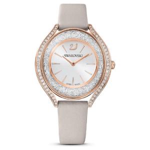 Crystalline Aura Quartz White Silvertone Dial Watch