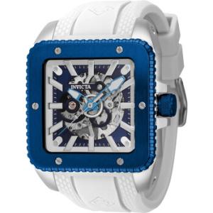 Cuadro Hand Wind Blue Dial Watch