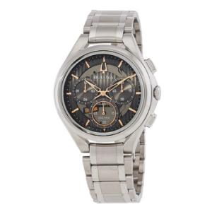 Curv Chronograph Quartz Grey Dial Watch 96A298