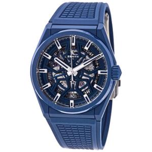 DEFY Classic  Automatic Blue Skeleton Dial Watch 49.9003.67051.R793