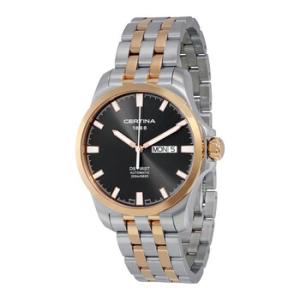 DS First DayDate Automatic Black Dial Twotone Watch C014.407.22.081.00