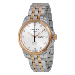 DS First DayDate Automatic Silver Dial Twotone Watch C014.407.22.031.00