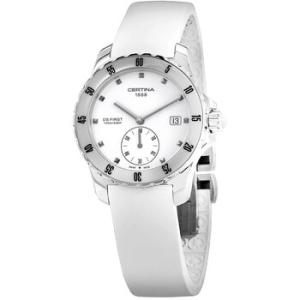 DS First Lady Ceramic Quartz White Dial Watch C014.235.17.011.00