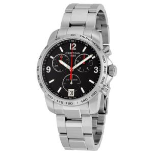DS Podium Chronograph Black Dial Watch C0014171105700