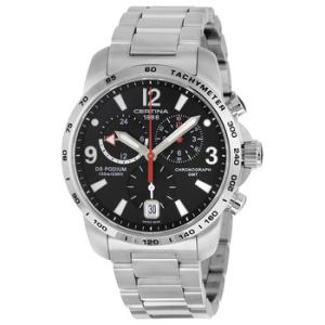 DS Podium GMT Black Dial Watch C0016391105700