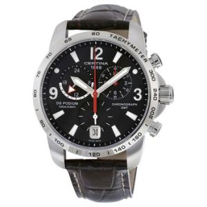 DS Podium GMT Black Dial Watch C0016391605700