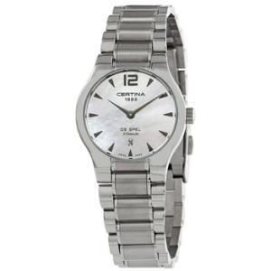 DS Spel Lady Quartz White Mother of Pearl Dial Watch C012.209.44.117.00