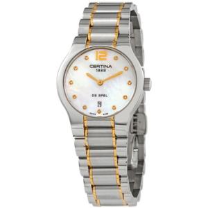 DS Spel Lady Round Two Tone Stainless Steel  Quartz Watch C0122092211600