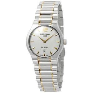 DS Spel Lady Round White Mother of Pearl Dial Watch C012.209.22.037.00