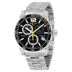 DS Sport Chronograph Black Dial Stainless Steel Watch C027.417.11.057.03