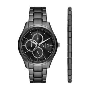 Dante Chronograph Quartz Black Dial Watch AX7154SET
