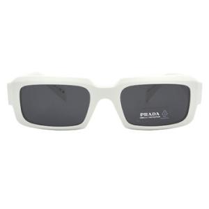 Dark Gray Rectangular Sunglasses PR 27ZS 17K08Z