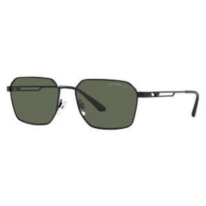 Dark Green Rectangular Sunglasses EA2140 300171