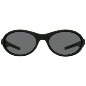 Dark Grey Oval Sunglasses GV40065I 02A